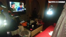 ▲桃園龜山,拉K女被鎖門外　敲門太吵被逮（圖／翻攝畫面）