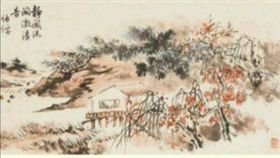 張伯儒畫展。（圖／龍門客棧餃子館提供）