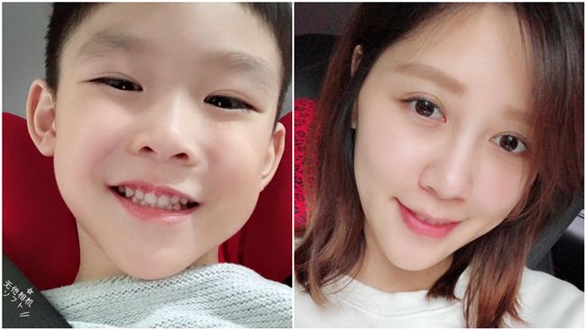 嚴立婷挺孕肚　5歲兒「跪地幫穿襪」
