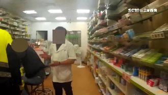 醉女大鬧藥局　頭敲玻璃見人喊：老公