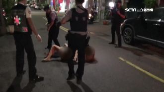 醉男失控發酒瘋！濺血柳川耶誕燈海