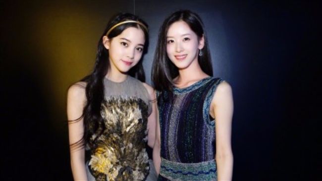 顏值爆表！歐陽娜娜同框奶茶妹比美