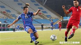 ▲李茂今日兩度破門，助球隊奪勝。（圖／記者蔡宜瑾攝影）