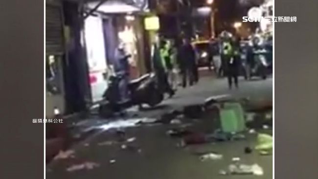 中原夜市情侶吵架　從頂樓怒丟雜物