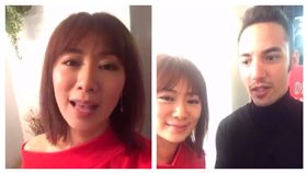 連靜雯,費丹尼（合成圖／翻攝自連靜雯臉書）