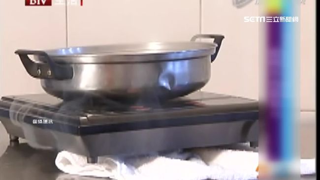 電磁爐耗電量大　一旦乾燒易起火燃燒