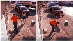 墨西哥,女學生,街頭慘摔,摔倒。（圖／翻攝自YouTube）