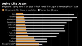 高齡化。（圖／翻攝自彭博）