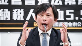 時代力量立委黃國昌召開慶富聯貸弊案記者會 圖／記者林敬旻攝