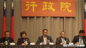 行政院會會後記者會。（記者盧素梅攝）