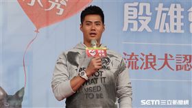 陳偉殷出席流浪動物領養公益活動。（圖／記者王怡翔攝）