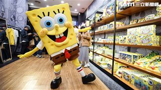 海綿寶寶快閃店　咖啡杯套藏小秘密