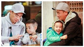 陳小春,Jasper,小小春（合成圖／翻攝自爸爸去哪兒官方微博）