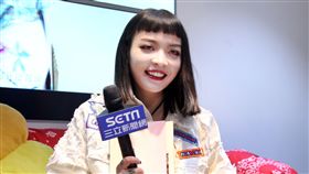 《中國有嘻哈》節目脫穎而出，強勢登台的新生代饒舌女王VAVA，接受三立新聞網直擊專訪暢談音樂歷程。（圖／邱榮吉攝影）