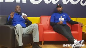 Gary Payton與Caron Butler（圖／記者劉家維攝）