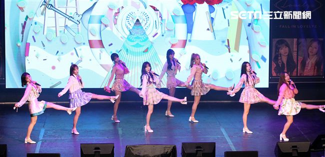 韓國女子團體Lovelyz粉絲見面會。（記者邱榮吉/攝影）