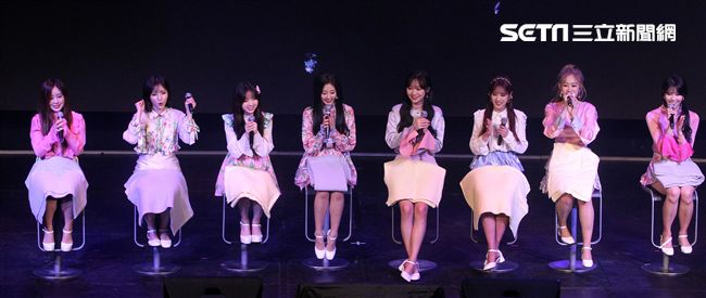 韓國女子團體Lovelyz粉絲見面會。（記者邱榮吉/攝影）