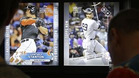 ▲史丹頓與賈吉將組恐怖全壘打連線。（圖／美聯社／達志影像）