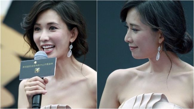 高清無修圖照曝光　林志玲魚尾紋見客