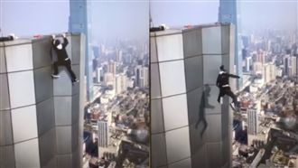 徒手爬101掀論戰！陸網熱議他爬62樓墜亡