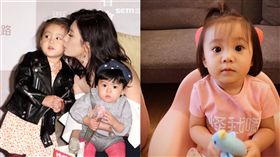 賈靜雯,咘咘/翻攝自臉書、記者邱榮吉攝影