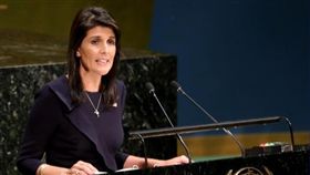 美國駐聯合國（UN）大使海利（Nikki Haley）
https://www.facebook.com/NikkiHaley/photos/a.10151828893313226.1073741826.109521013225/10155146368438226/?type=3&theater