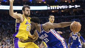 ▲Joel Embiid。（圖／美聯社／達志影像）