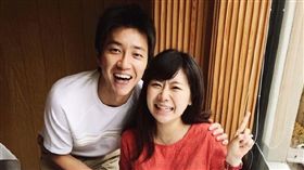 江宏傑、福原愛（圖／翻攝自福原愛微博）