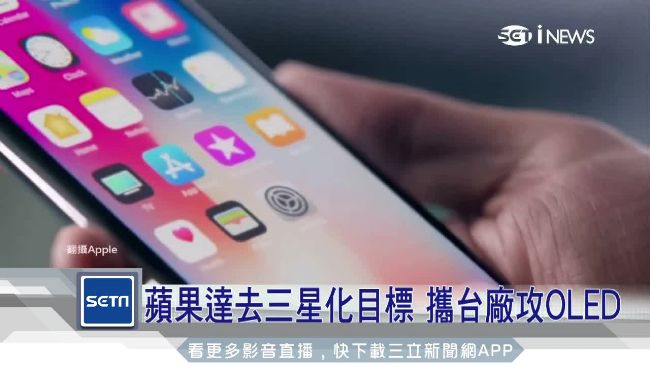 蘋果去三星化　攜台廠攻OLED