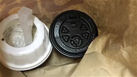 速食店,外帶,餐點,飲料,濃湯,吸管,問號,Dcard　圖／翻攝自Dcard