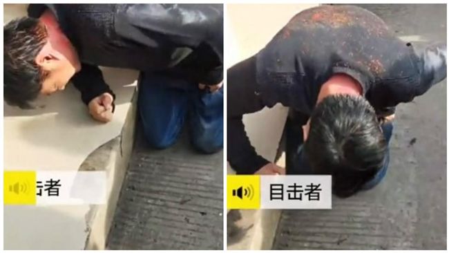 慘遭女友潑滾水辣油　燙傷男跪地哀號