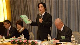 行政院長賴清德出席工商協進會進行早餐會。（行政院提供）