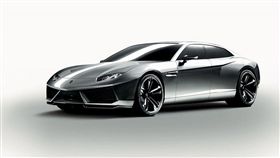 008年Lamborghini四門Estoque運動轎跑動一時。（圖／Lamborghini提供）