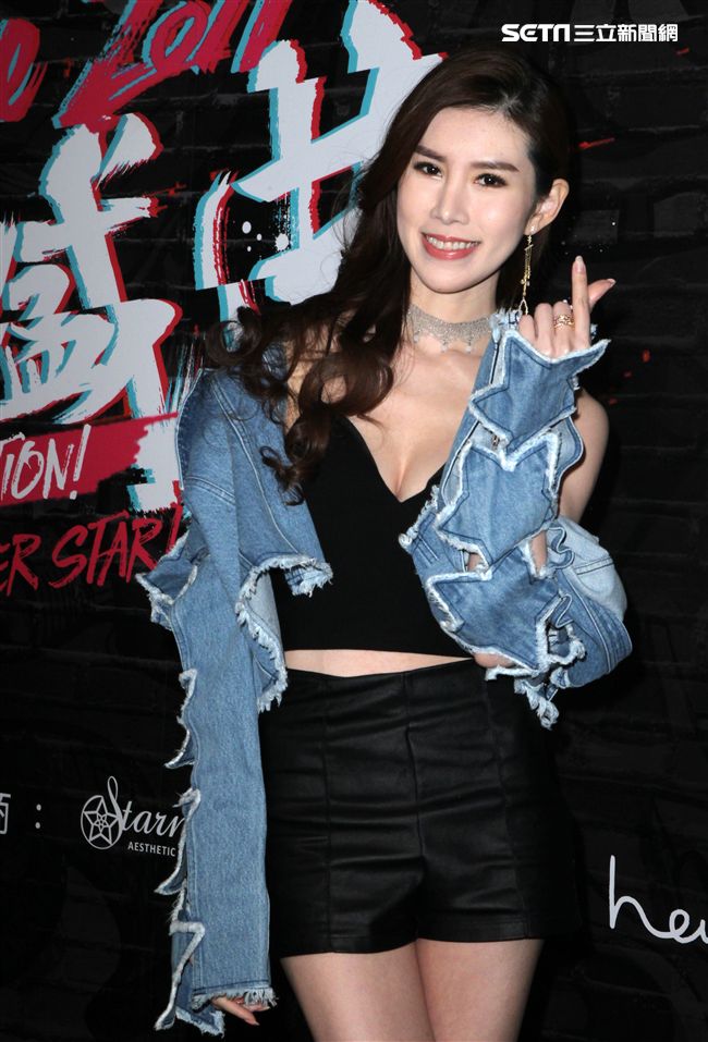 性感正妹茉羚。（記者邱榮吉/攝影）
