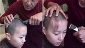 竇靖童,出家,剃髮,王菲,宗薩仁波切,剪頭髮　圖／翻攝自微博