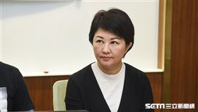 「空汙防制放水流! 美化數據打假球」記者會，國民黨立委盧秀燕。 圖／記者林敬旻攝