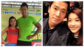 小嫻,何守正（合成圖／翻攝自小嫻臉書）