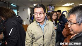 新北市議員沈發惠表達反對罷昌立場。 圖／記者林敬旻攝