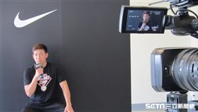 ▲Lamigo捕手張閔勛接受媒體採訪。（圖／記者蕭保祥攝）