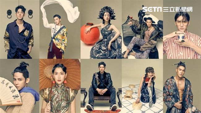 林依晨攜美男師弟拍2018年曆