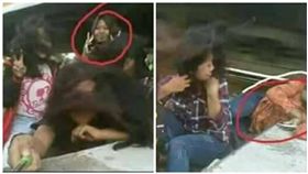 印尼,少女鐵軌自拍遭火車撞飛（圖／翻攝自Kejadian Hari Ini臉書）