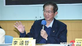 請跟我們一起挺國昌記者會，前中研院長李遠哲出席。 圖／記者林敬旻攝