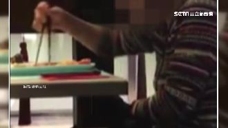 大媽吃到飽偷打包！拿4輪回家繼續嗑