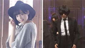 欅坂46,櫸坂,平手友梨奈,FNS歌謠祭,表演,表情,王牌,日本女團,偶像,風に吹かれても
（圖／翻攝自推特）