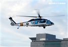 國防部博愛營區實施直升機落地訓練，由陸航黑鷹直升機反特攻、特戰小組實施空中突擊作戰操演，空軍海鷗救護直升機實施傷患吊掛急救操演。（記者邱榮吉/攝影）