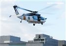 國防部博愛營區實施直升機落地訓練，由陸航黑鷹直升機反特攻、特戰小組實施空中突擊作戰操演，空軍海鷗救護直升機實施傷患吊掛急救操演。（記者邱榮吉/攝影）