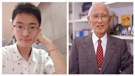 侯漢廷、余光中，圖／翻攝自侯漢廷臉書