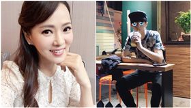 伊能靜,小哈利（合成圖／微博）