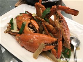 新加坡美食,珍寶海鮮,辣椒螃蟹,螃蟹料理。（圖／記者簡佑庭攝）