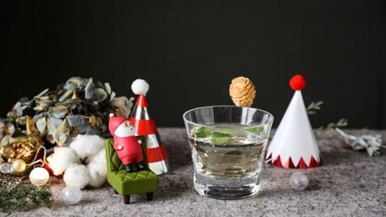 火紅氣泡水　冬日推耶誕百搭概念
